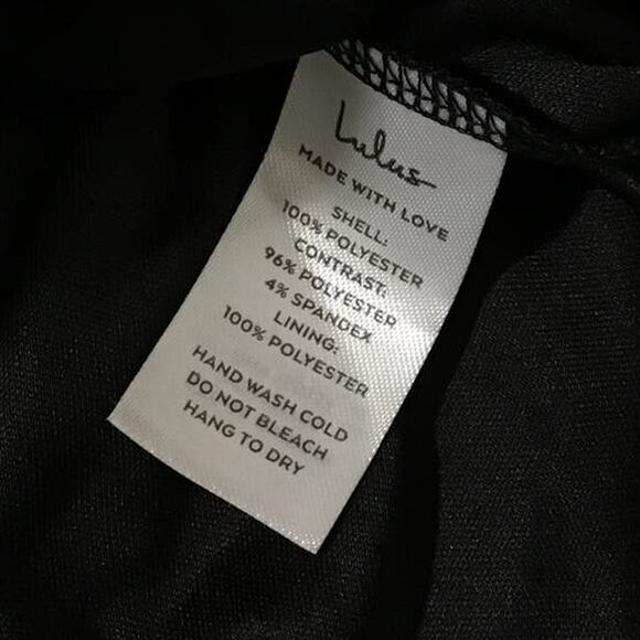 LULU'S M Pursuing Elegance Black Floral Embroidered Lace-Up Maxi Dress NEW b130 - Picture 8 of 9